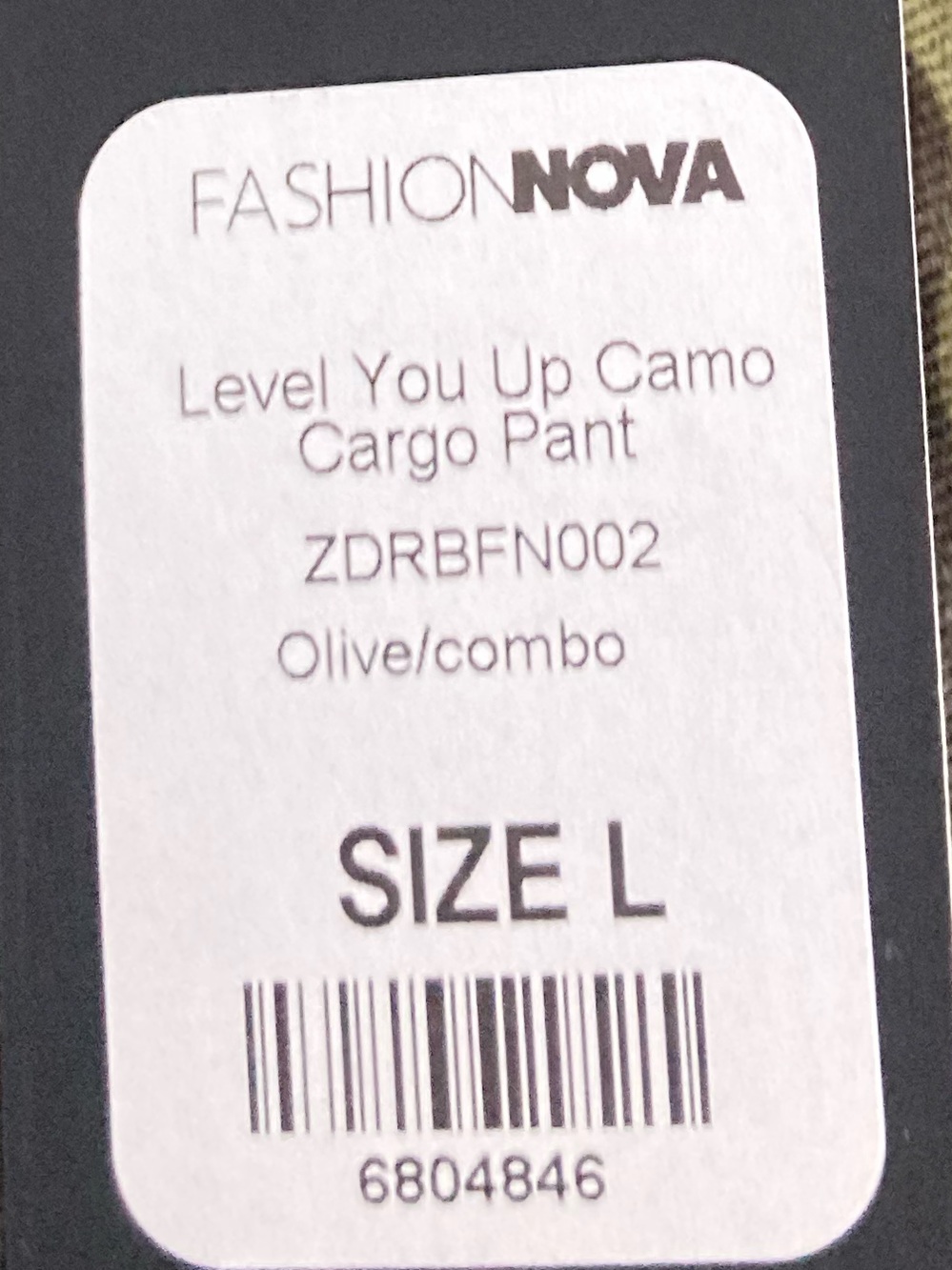 Fashion Nova Women's Green Camo Wide-Leg Cargo Pants - Picture 7 of 13